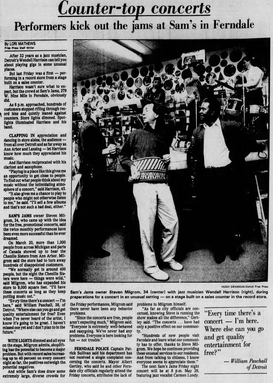 Sams Jams - May 7 1987 In Store Concert (newer photo)